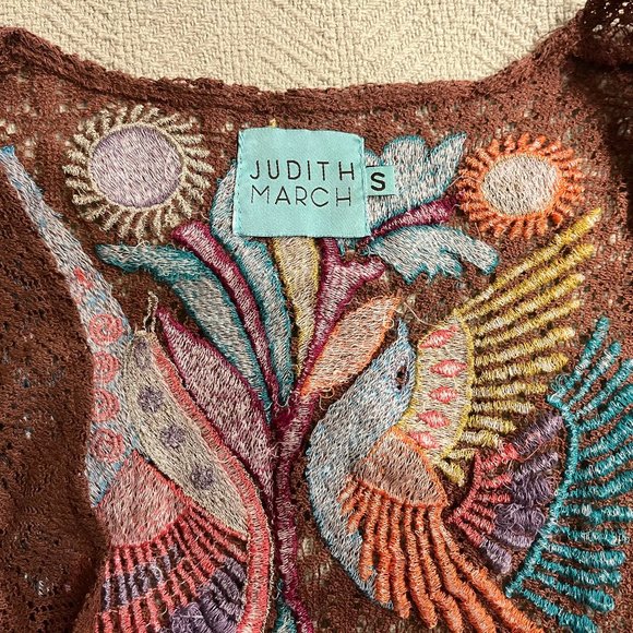 Metallic Boho BIrd Duster - Judith March - Picture 3 of 7
